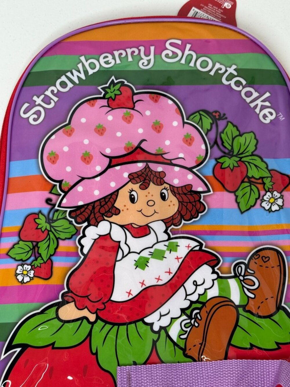 Strawberry Shortcake Backpack Kids School Travel Bag New - Picture 9 of 14
